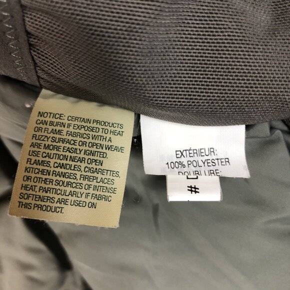 LL Bean Womens Goose Down Baxter State Parka Jacket Faux Fur Trim Removable Hood - Picture 7 of 13